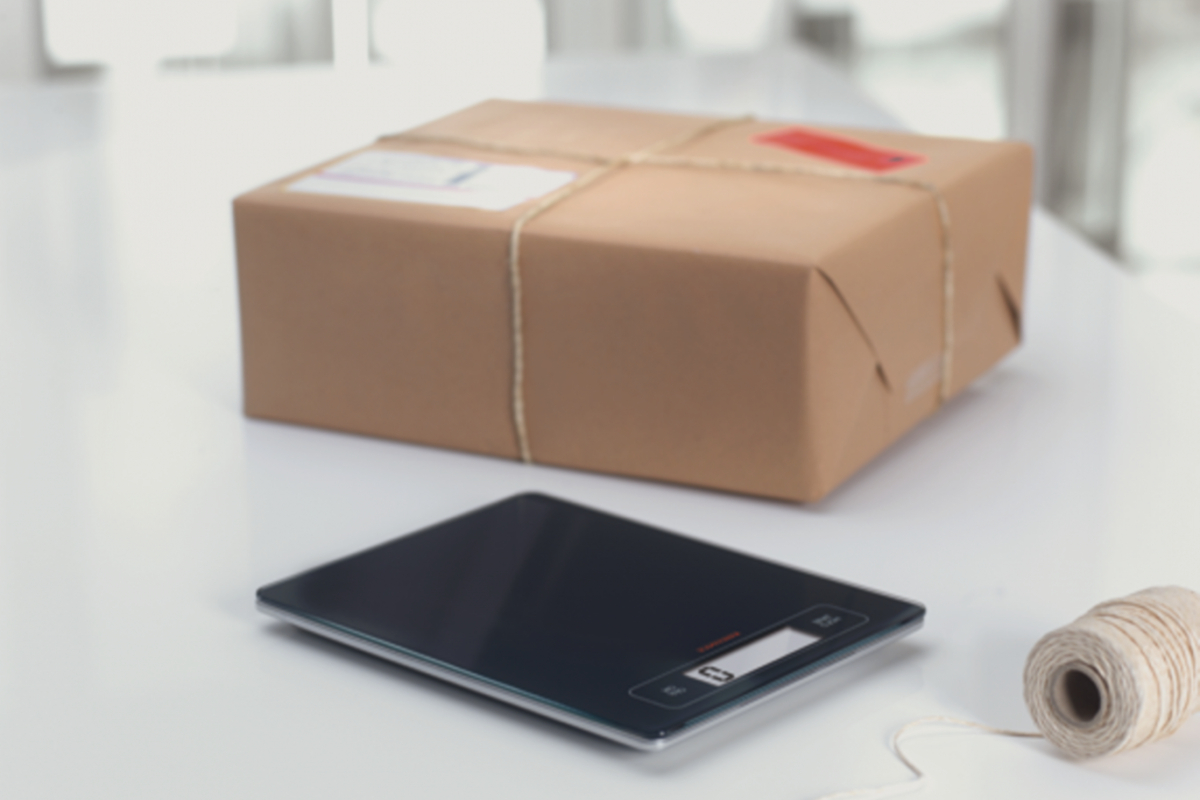 Envío de paquete con código 128