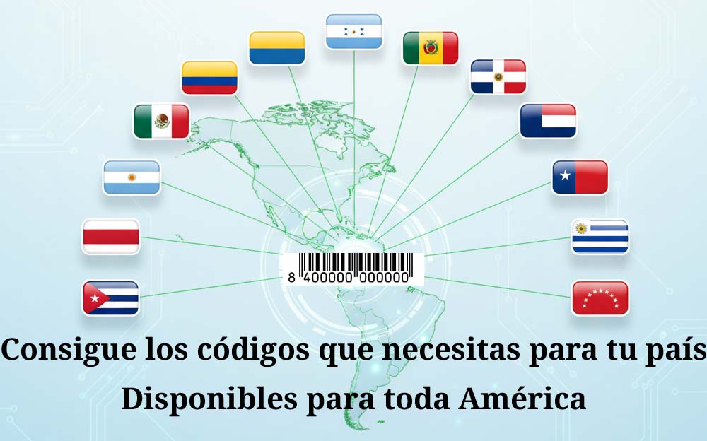 Códigos de barras válidos en América Latina